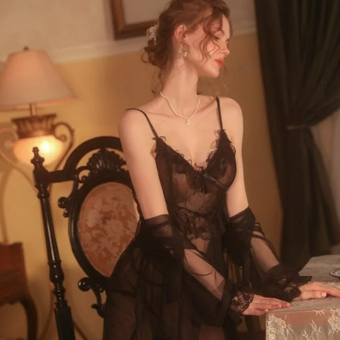 Estilo Frances Camisolin Semi-Transparente Sexy 2132 - Image 8