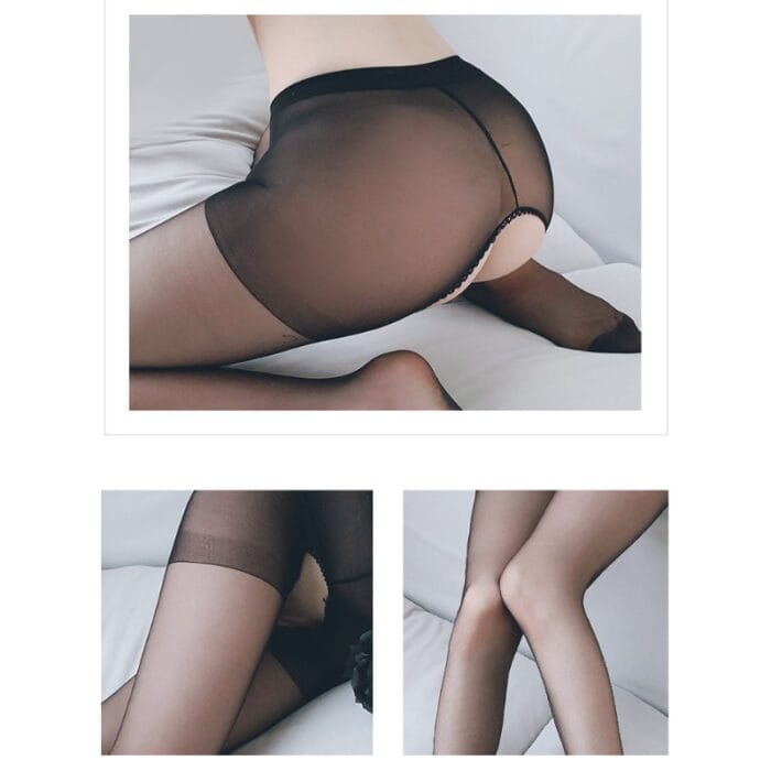 Medias Sexys con Abertura Íntima Luna W7 - Image 8