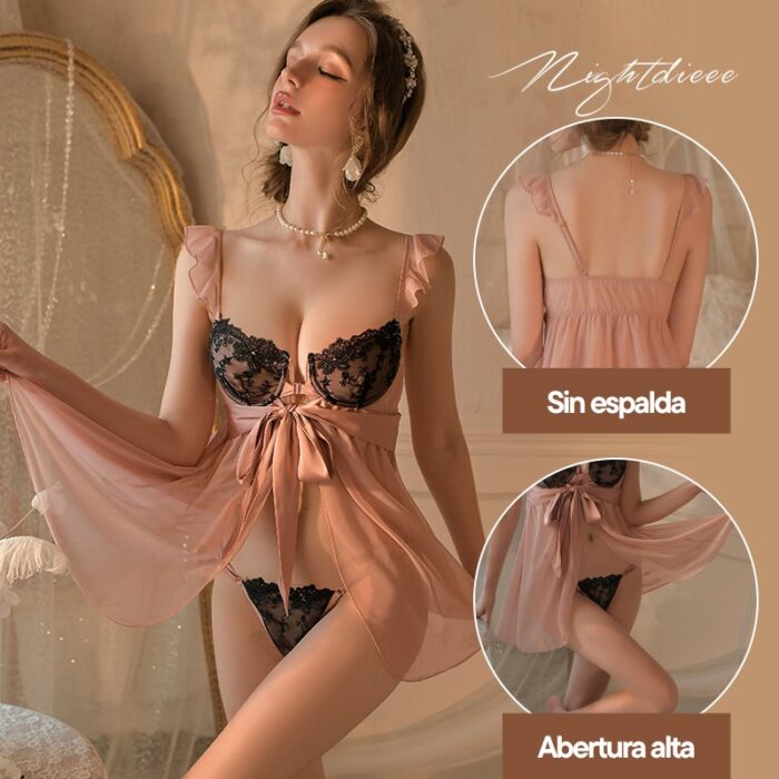 Camisón Sexy Encanto Vintage Romina 2080 - Image 6
