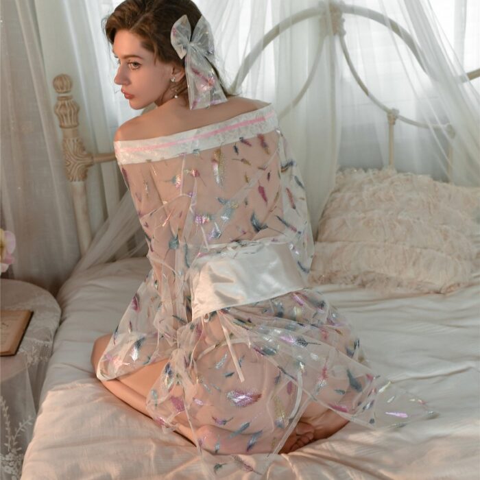 Kimono Sexy Semitraslucido Naomi 1016 - Image 6