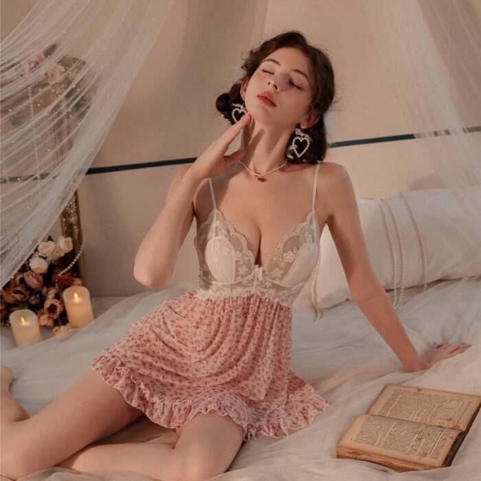 Camisolin Sexy Estilo Frances Estampado Floral Flor 8888 - Image 10