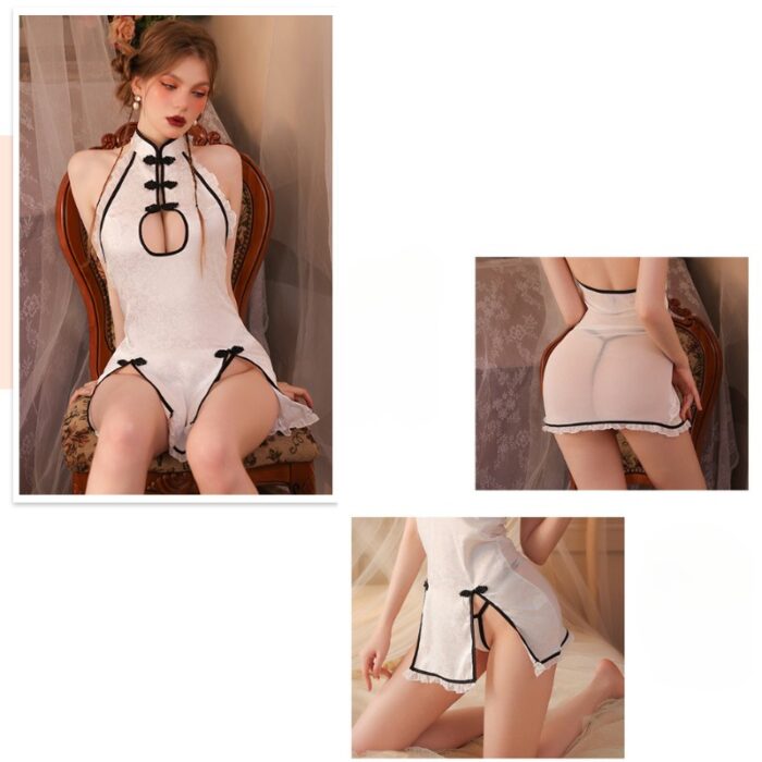 Camisolín Sexy estilo oriental con aberturas Altas  Li Mei 82343 - Image 11