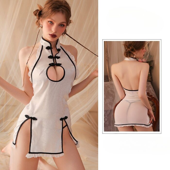 Camisolín Sexy estilo oriental con aberturas Altas  Li Mei 82343 - Image 10