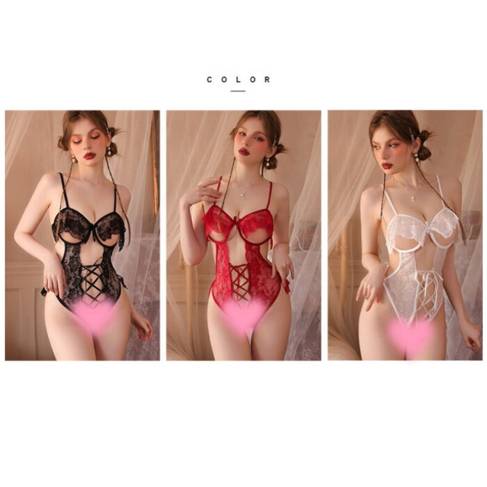 Body Encaje Sexy con abertura Corset Cassandra 82330 - Image 6