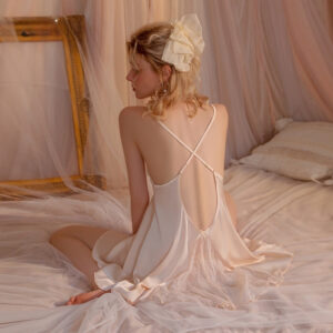 Camisón Sexy con Abertura Frontal – Renata 2661