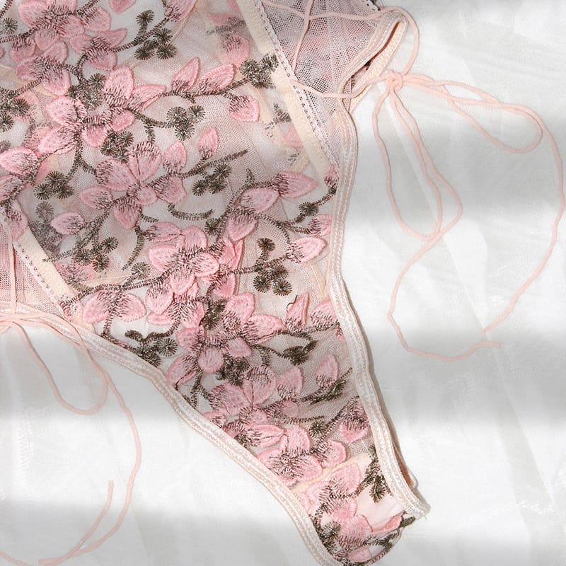 Body Encaje Floral Magico Rosa Blossom 11002 - Image 6