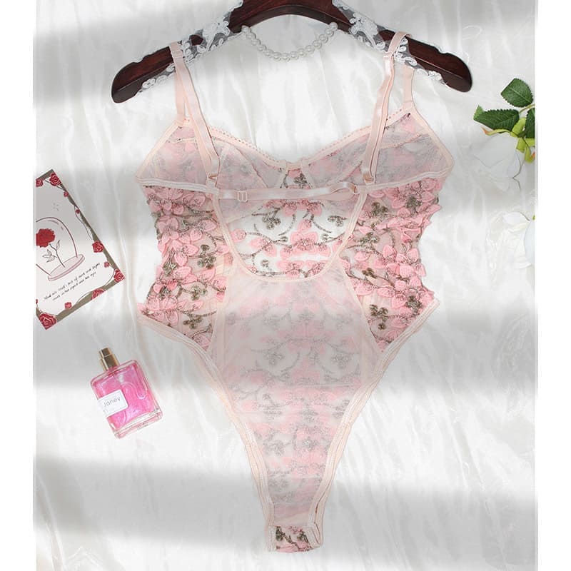 Body Encaje Floral Magico Rosa Blossom 11002 - Image 7