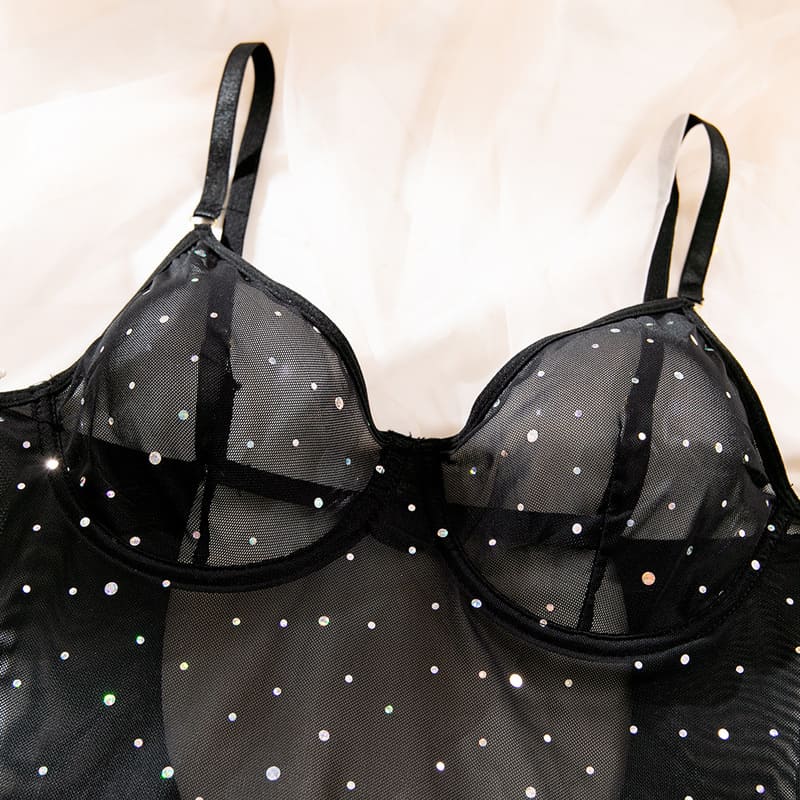 Conjunto Sexy Vestido Brillante Nocturne Temptation 3326 - Image 11