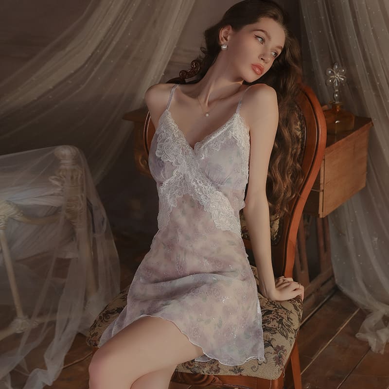 Camisón Encaje y Tul Floral Fairy Dream 4903 - Image 6