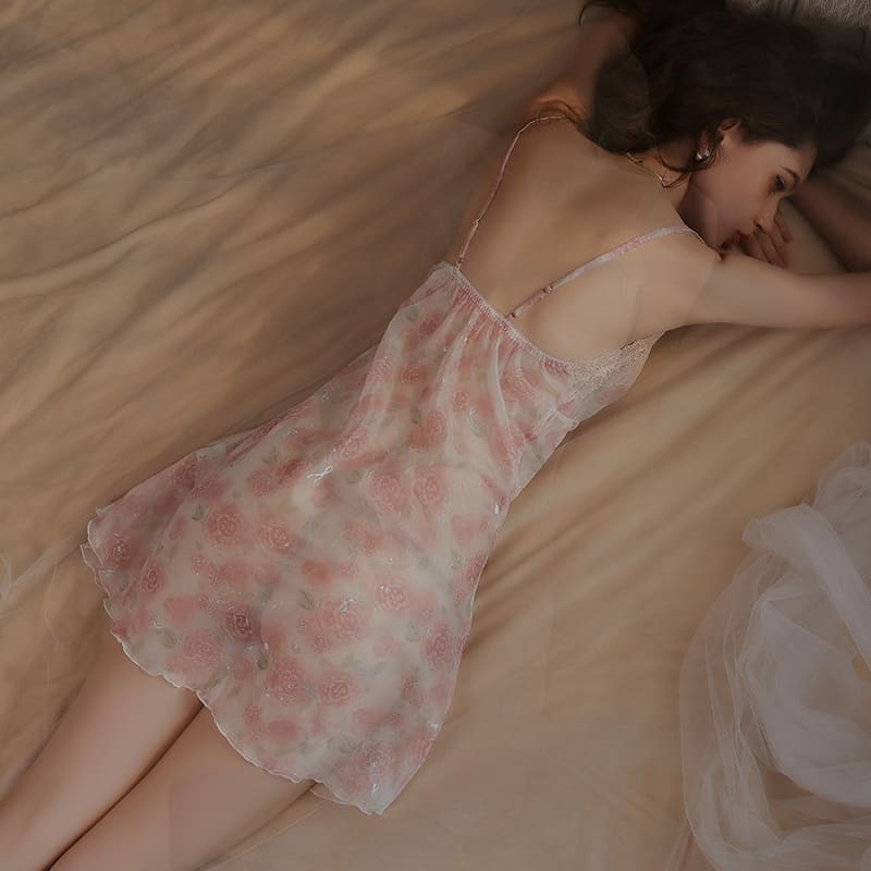Camisón Encaje y Tul Floral Fairy Dream 4903 - Image 9