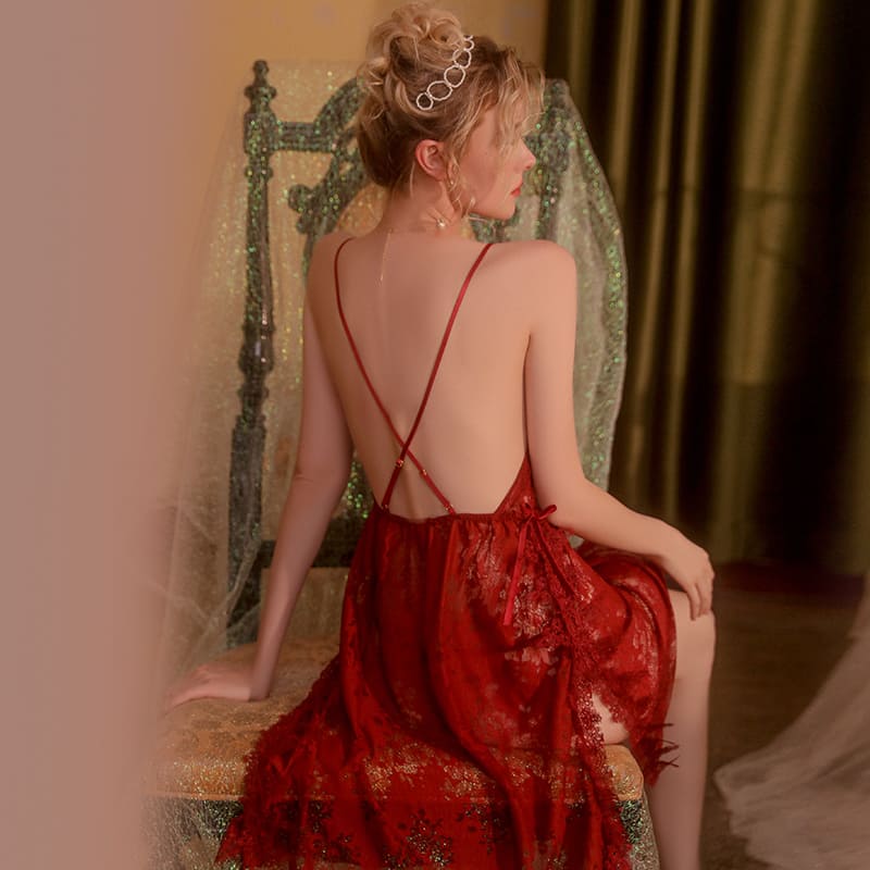 Camisolín Pasión Irresistible Carmesí 311 - Image 3