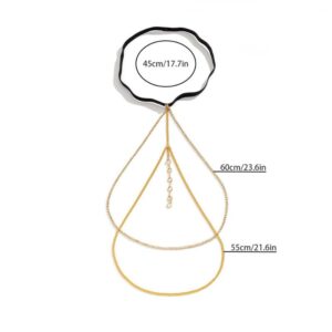 Cadena de Pierna Seducción Auténtica Dorada Glam Shine 193