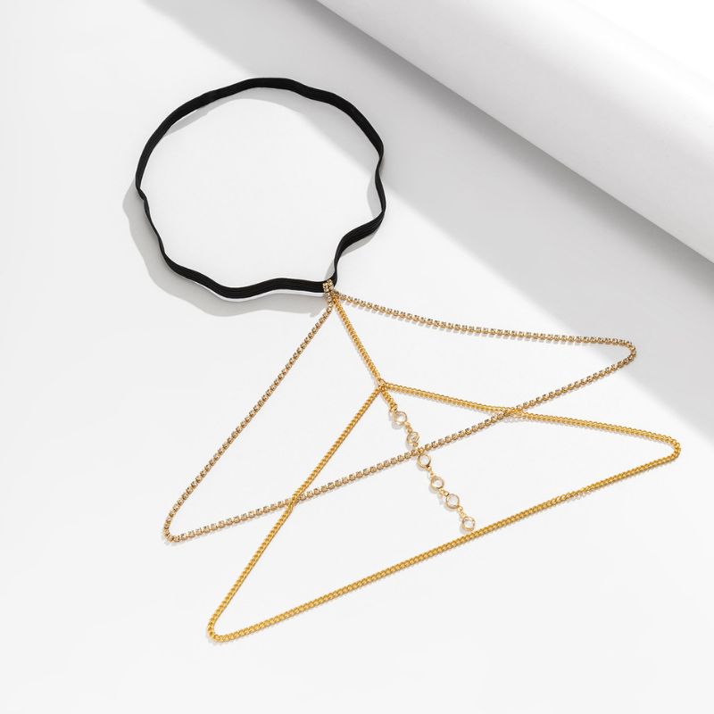 Cadena de Pierna Seducción Auténtica Dorada Glam Shine 193 - Image 3